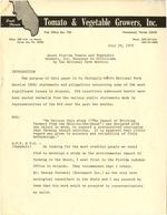 [1975] South Florida Tomato and Vegetable Growers, Inc. response to criticisms by the National Park ServiceSouth Florida Tomato and Vegetable Growers, Inc.