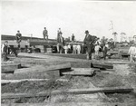 A.B. Hurst at his sawmill