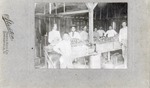 [1895/1910] Group posing at Barnott Peden tomato packing house