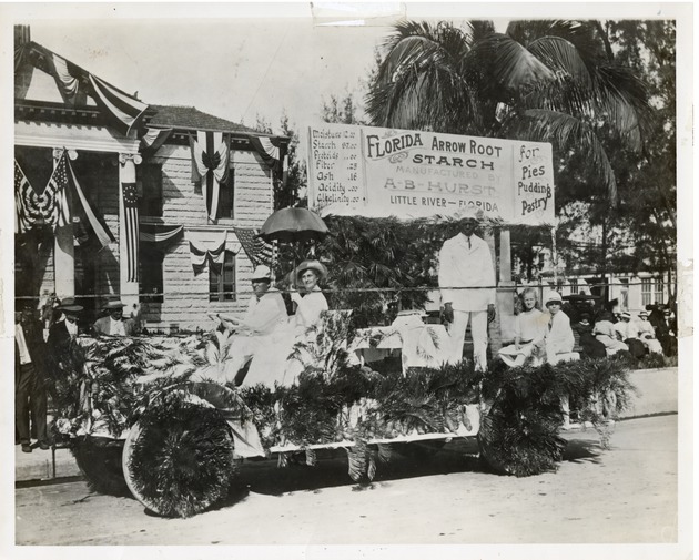 A.B. Hurst and Family Advertising their Arrow Root Starch