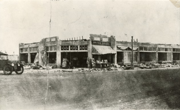 The Shoreland Arcade, later known as the Mercer Building, after the Sept. 18, 1926 hurricane - 