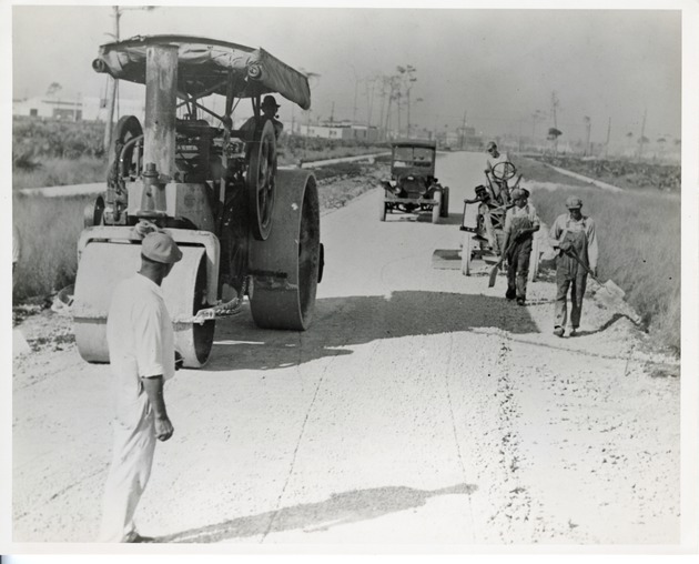 Grading the streets in Miami Shores 1925-1926 - 