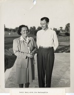 Pattie Berg with Jim MacLaughlin at Miami Shores Golf Course
