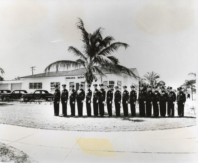 Police force at new station