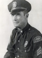 Portrait of Miami Shores Police First Patrolman Cliatt