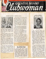 Greater Miami Clubwoman Clippings