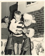 Christmas in the Shores - Santa Claus and Child