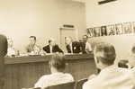 Village Council members Franco, Reynolds, and Anderson