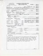 [1987-11-30] Site Inventory Form for 1061 NE 91st Terr, Miami Shores, FL