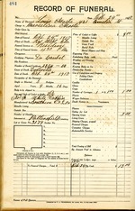Funeral Record of Louis Acosta