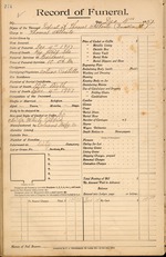 [1907-12-04] Funeral Record of Thomas Alberto