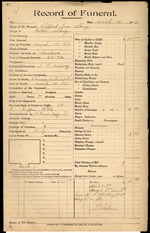 [1907-03-16] Funeral Record of Clifford Leon Albury