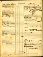 Funeral Record of Frank C. Albury
