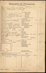 [1907-07-27] Funeral Record of John H. Albury