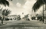 Looking west - Ocean Avenue, Boynton Beach, Florida, 1940s
