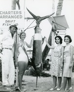 [1962] Miss February and the Sailfish, Boynton Beach, Florida, 1962