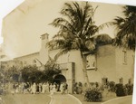 Dedication of the cornerstone of the Boynton Woman's Club building, 1932
