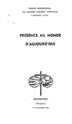 [
1951] Presence Au Monde D'Aujourd'hui