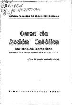 [1935] Curso de Accion Catolica
