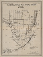 [1937-11-29] Everglades National Park Project South Florida Map