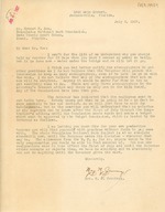 July 3rd Mrs. W.S. Jennings Response to Ernest Coe