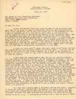 June 13th Letter to Ernest Coe from Mrs. W.S. Jennings, Page 1