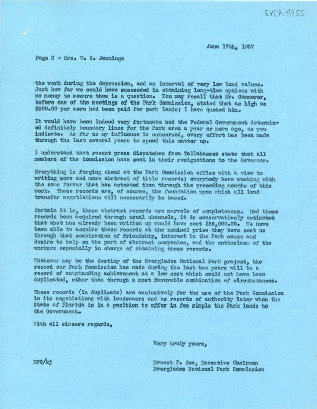 June 17th Response to Mrs. W.S. Jennings (Page 2)