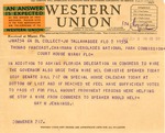 [1937-06-02] Telegraph from Mrs. W.S. Jennings to Ernest F. Coe