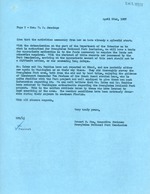 April 22nd Letter to Mrs. W.S. Jennings. (Page 2)