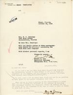 [1935-10-22] October 22-23 Correspondence from Ernest Coe and Mrs. Jennings