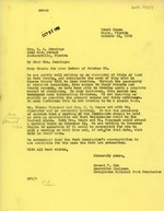[1935-10-25] October 25th letter to Mrs. W.S. Jennings from Ernest F. Coe