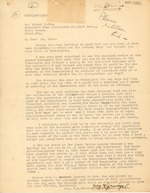 July 29th Letter to Ernest F. Coe