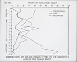 [1960/1970] Shark River Sampling Site and Rhizophora vs Chenopod Pollen (In Graphical Form)