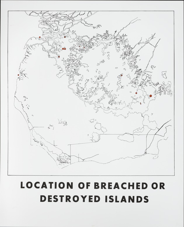 Map of Breached & Destroyed Islands - recto