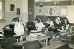 [1949] Typing class at Boynton High School, 1949