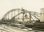 Boynton Inlet Bridge being constructed, 1925