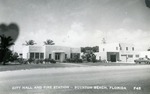 City Hall and Fire station, Boynton Beach, Florida, c. 1950s