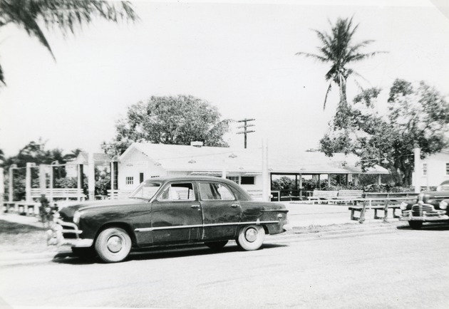 City Park and Shuffle Boards, Boynton Beach, Fla., 1940s
