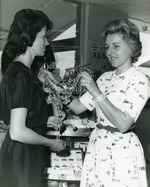 Alice Peters, owner of Gifts and Greetings, 1964