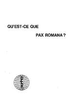 Qu'est-ce Que Pax Romana?