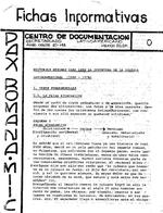Fichas Informativas - Hipotesis Minimas Para Leer La Coyuntura de la Iglesia (1968-1978)