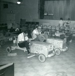 Soapbox derby preparation, 1965