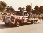 Truck float for St. John Baptist Church, 1983