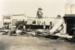 Remains of the Tastee shop, 1947