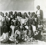 Teacher Blanche Girtman and students, c. 1950