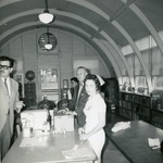 Nurse helps to distribute polio vaccinations, 1965