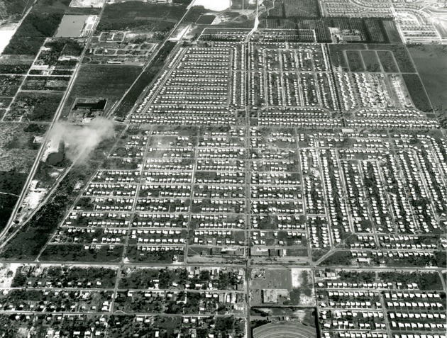 Aerial of Oakland Park and Andrews