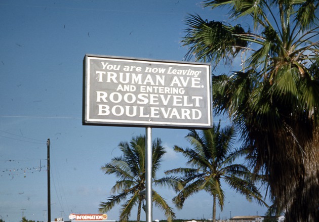 Truman Ave. Street Sign