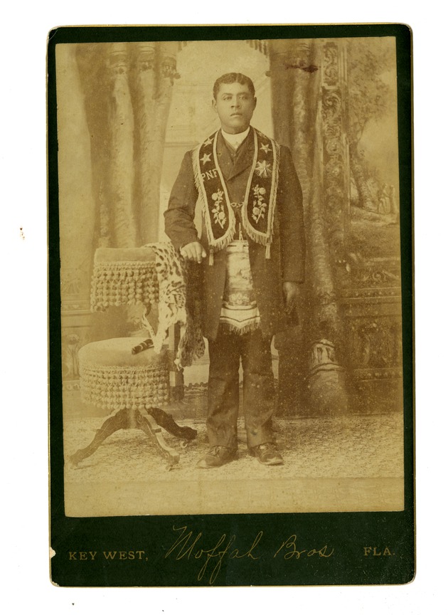 An African American Man in a Lodge Uniform, Key West