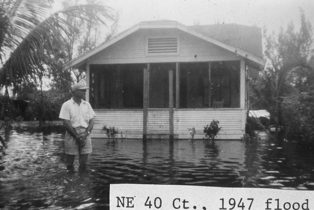 House on NE 40th Ct 1947 Flood